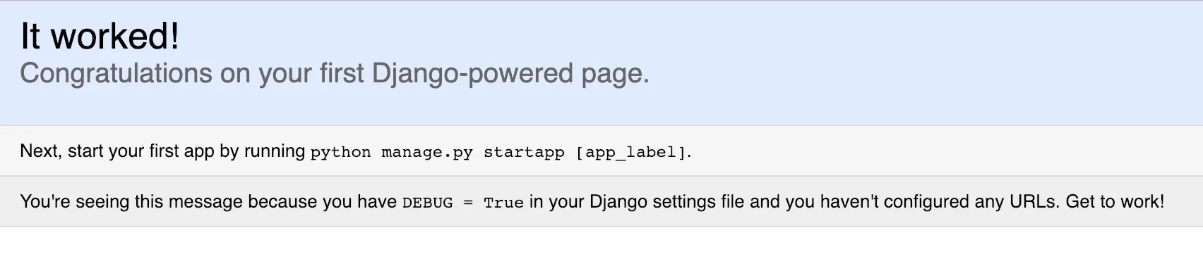 The scam site is a Django app!